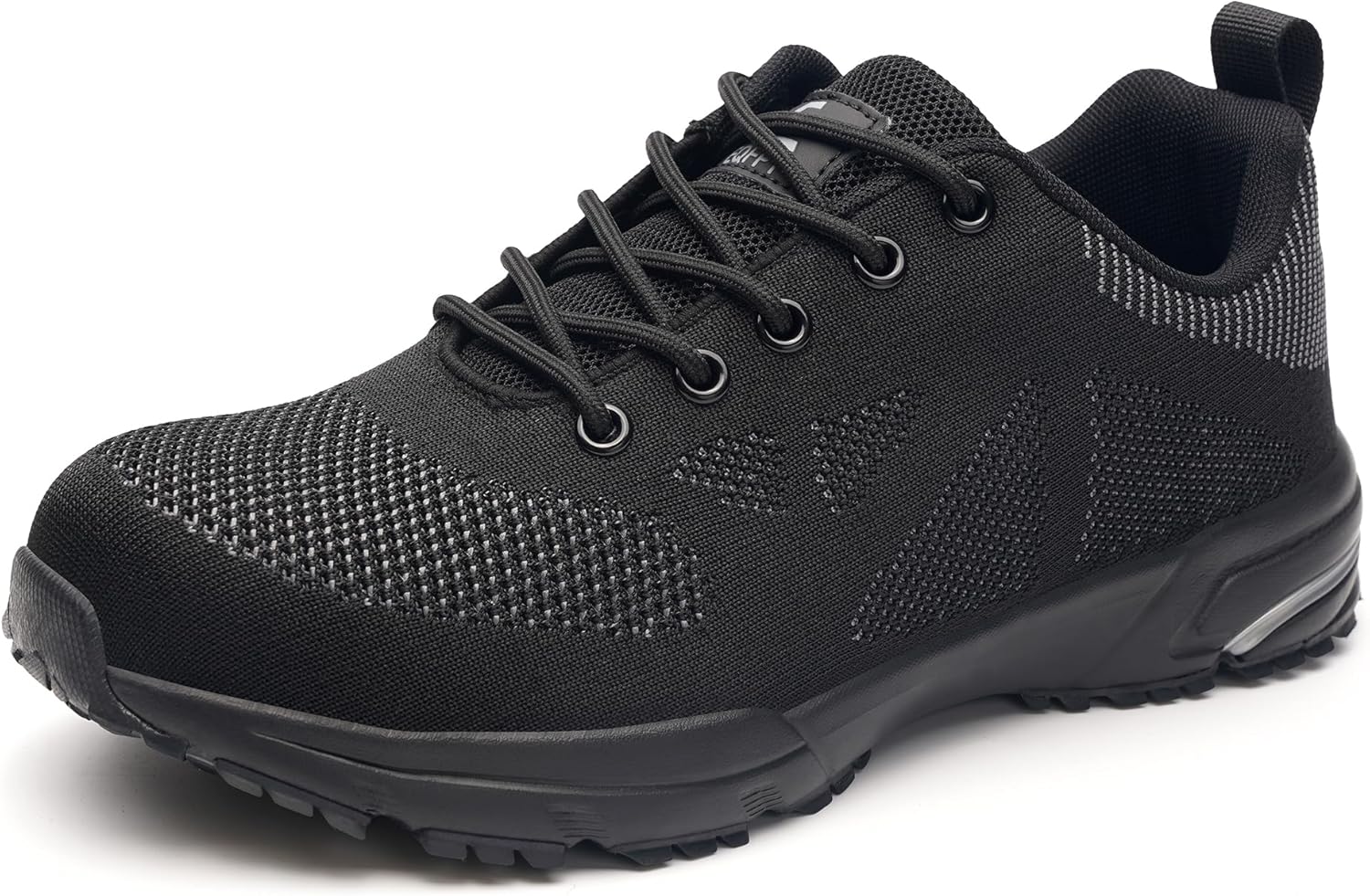 Unisex Adults Work Shoes - Black - All Seasons - Industrial & Construction - Lace-Up - Mesh - Moderate Cushioning - Hiking - Adults (Men & Women) Outdoor Enthusiasts & Athletes