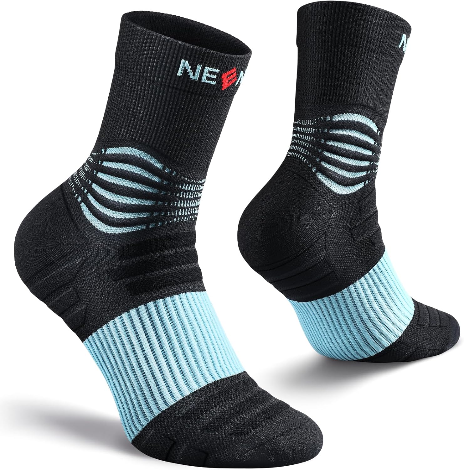 NEENCA Medical Compression Socks, Ankle Compression Stockings for Injury Recovery & Pain Relief, Sports Protection. 20-30mmHg