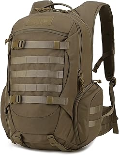 Mardingtop 35L Tactical Backpacks Molle Hiking daypacks for Camping Hiking Military Traveling Motorcycle(With Rain-cover)