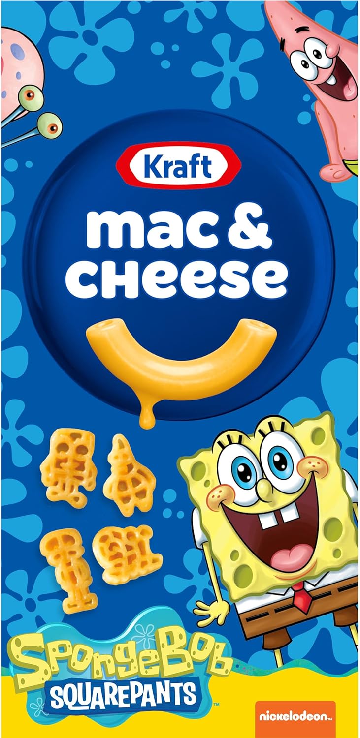Kraft Macaroni & Cheese Frozen II Shapes Dinner, 5.5 oz Box