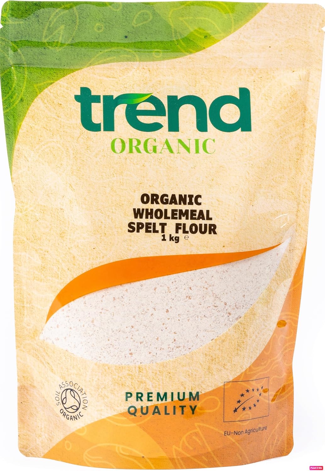 Trend Organic Wholemeal Spelt Flour, A Nutrient-Rich Alternative to Wheat Flour for Healthy Baking and Cooking - Certified Organic, Vegan, Non-GMO, No Additives No Preservatives, Raw, 1kg