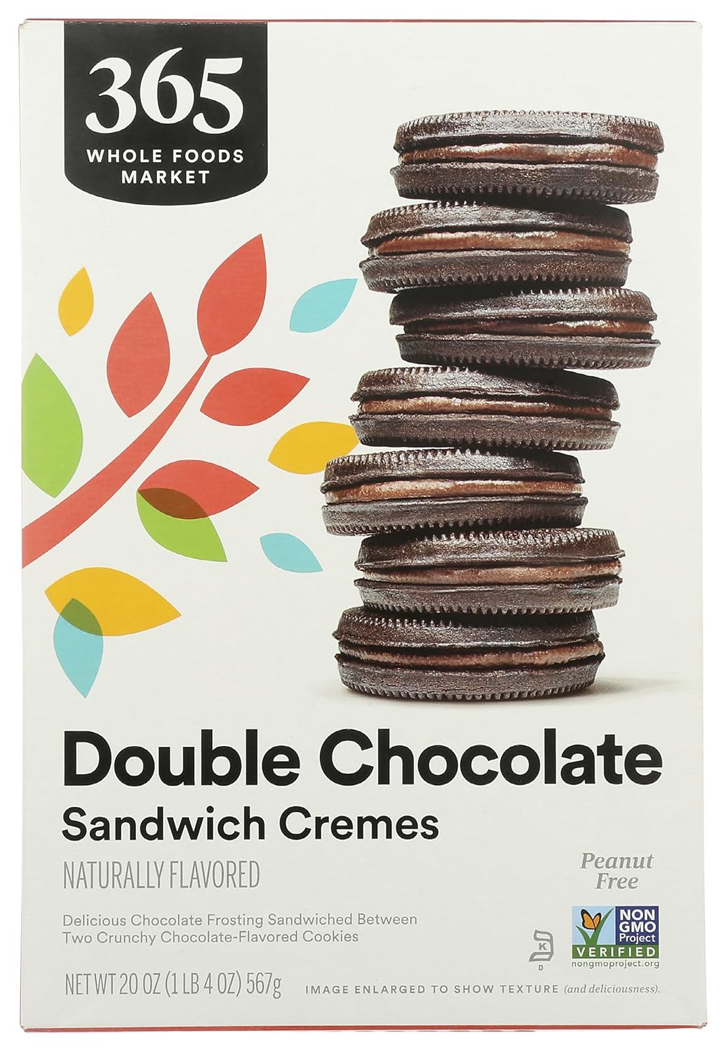 365 by Whole Foods Market, Double Chocolate Sandwich Cremes, 20 Ounce