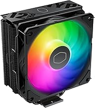 Cooler Master Hyper 212 Pro aRGB CPU Air Cooler, SickleFlow Edge 120 PWM Fan, Composite 4 Copper Heat Pipes, 152mm Tall, Sleek Top Cover, AMD Ryzen AM5|AM4, Intel LGA 1851|1700 Brackets