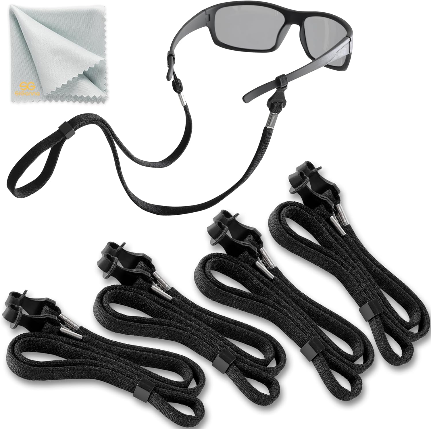 SIGONNA Eye Glasses String Holder Strap - Eyeglass Straps Cords for Men Women - Eyeglass Holders Around Neck - Sunglasses String Chain Lanyard Retainer