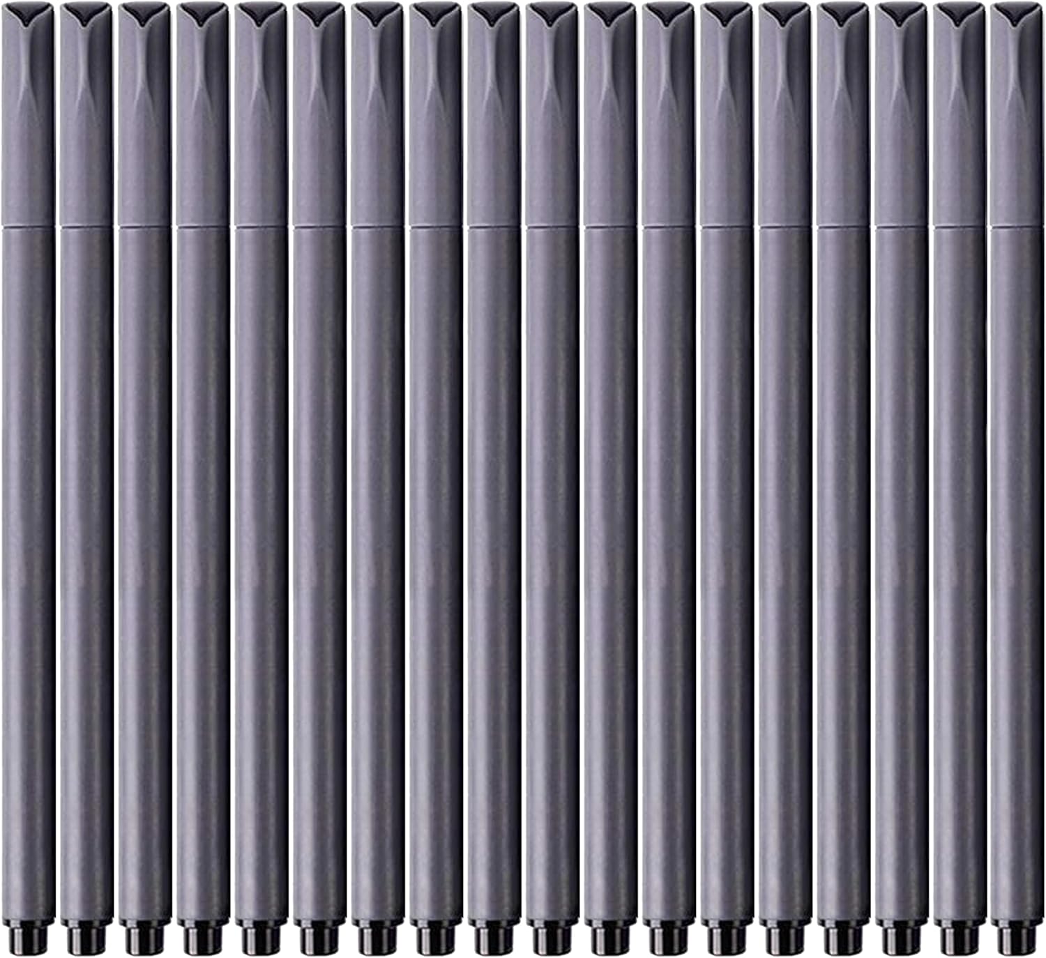 iBayam Black Drawing Pens, 18 Pack Black Ink Pens for Writing, Drawing, Sketching or Journaling, School Supplies, Office Supplies