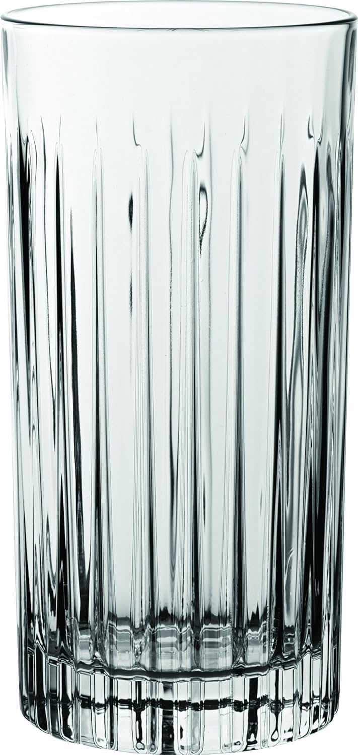 RCR ‘Timeless’ Highball Glasses Set of 6 (440ml) – Serve Water, Juice & Cocktails – Ultra-Clear & Durable LUXION© Crystal Glass: Dishwasher Safe