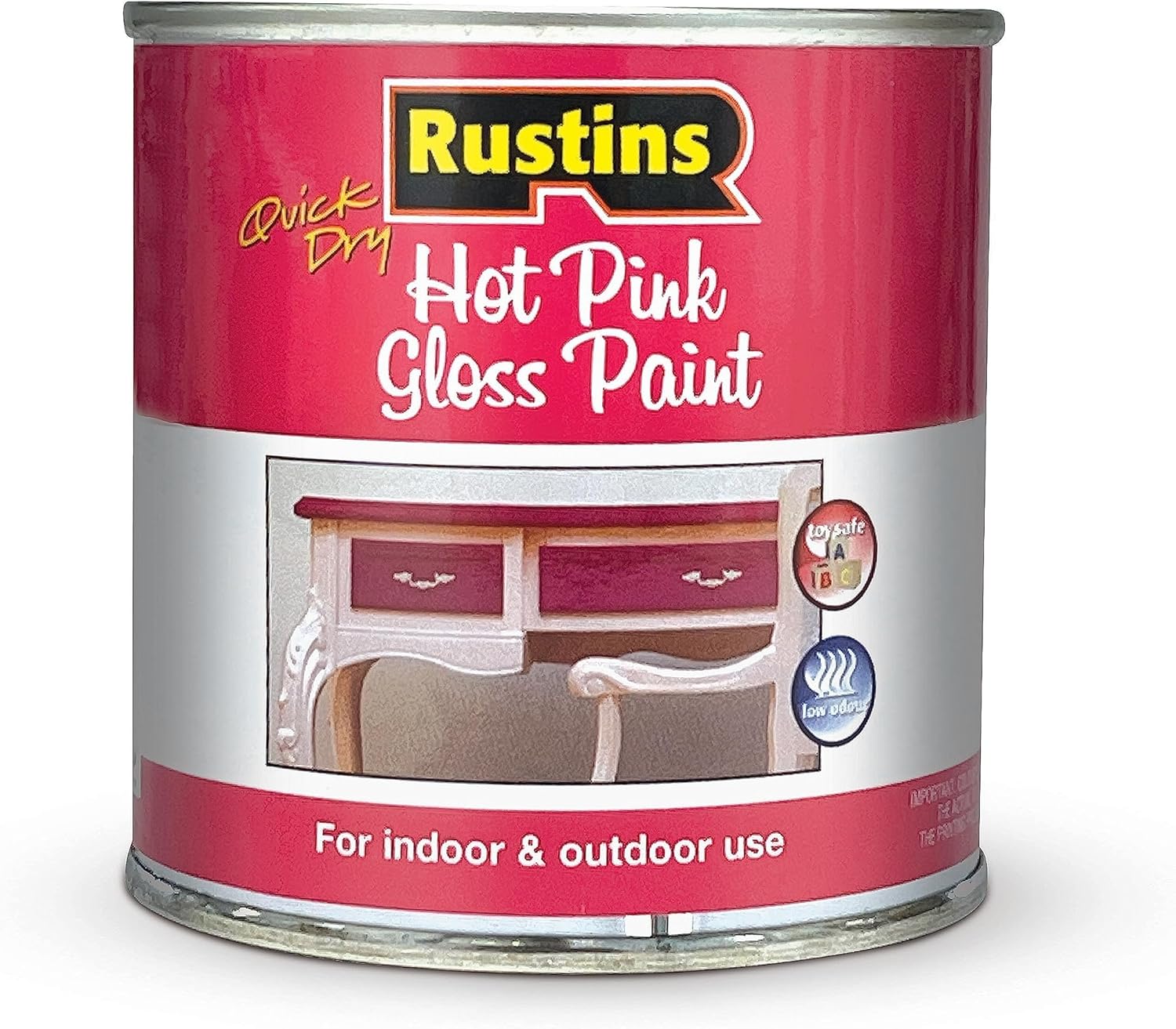 Gloss Hot Pink Paint, 250ml