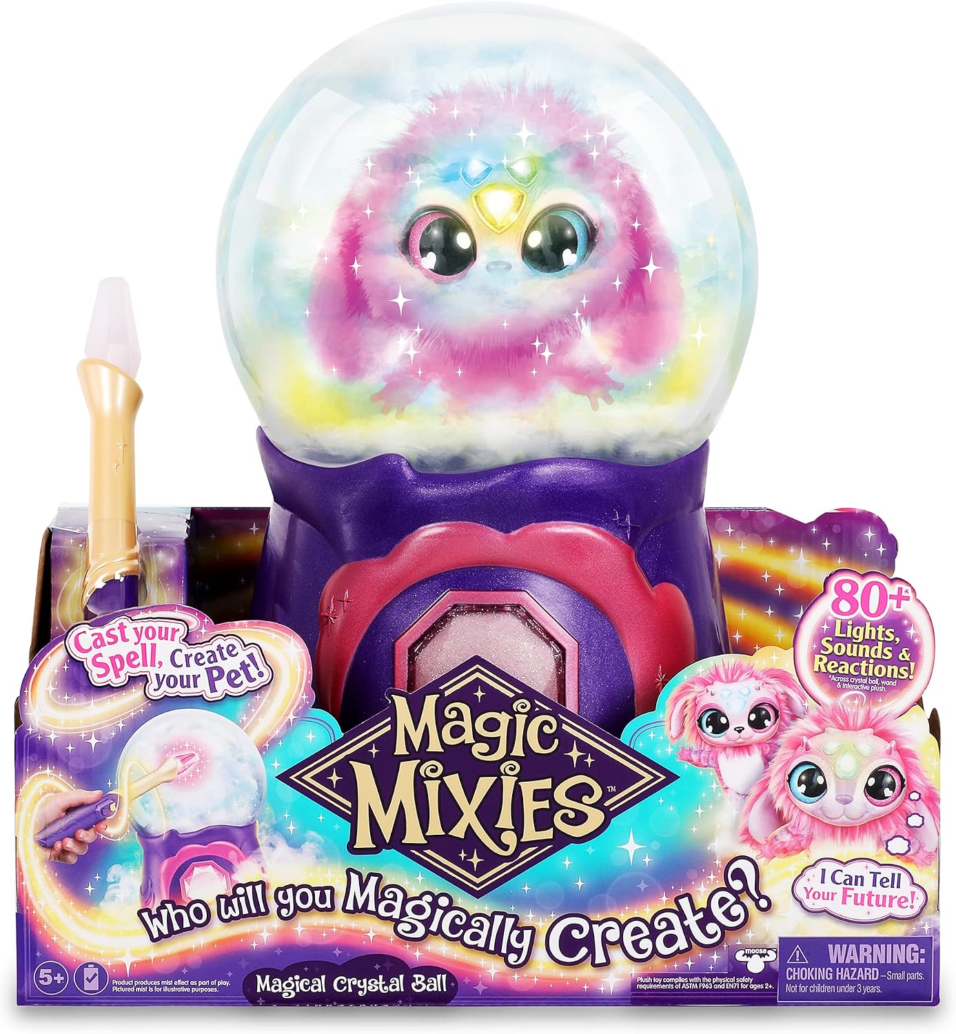 Magic Mixies MGX05000 Pink Crystal Ball Dolls Multi-Coloured One Size