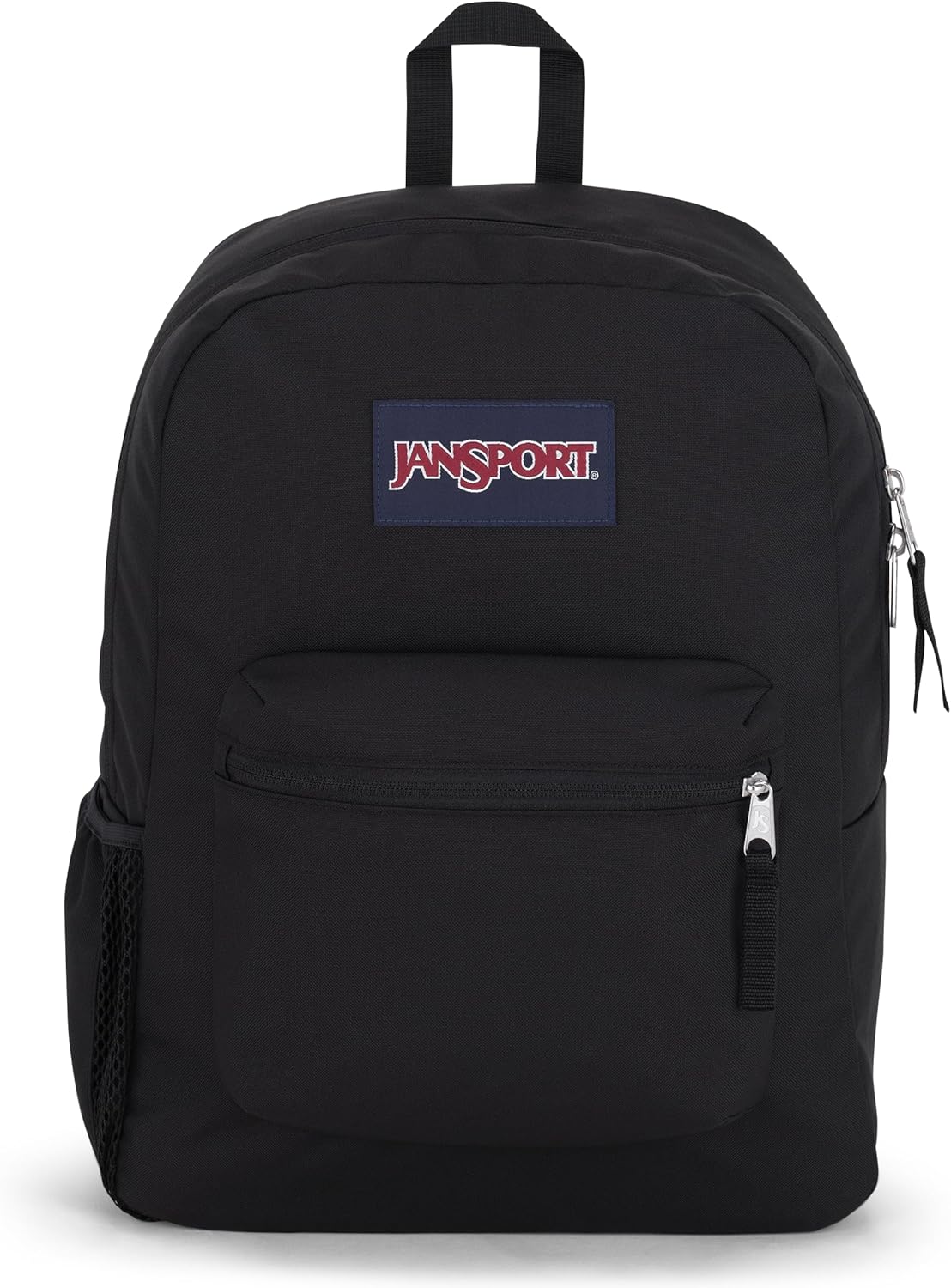 JanSport Cross Town Backpack 17" x 12.5" x 6" - Simple Bag for Everyone with 1 Main Compartment, Front Utility Pocket - Premium Class Accessories - Black