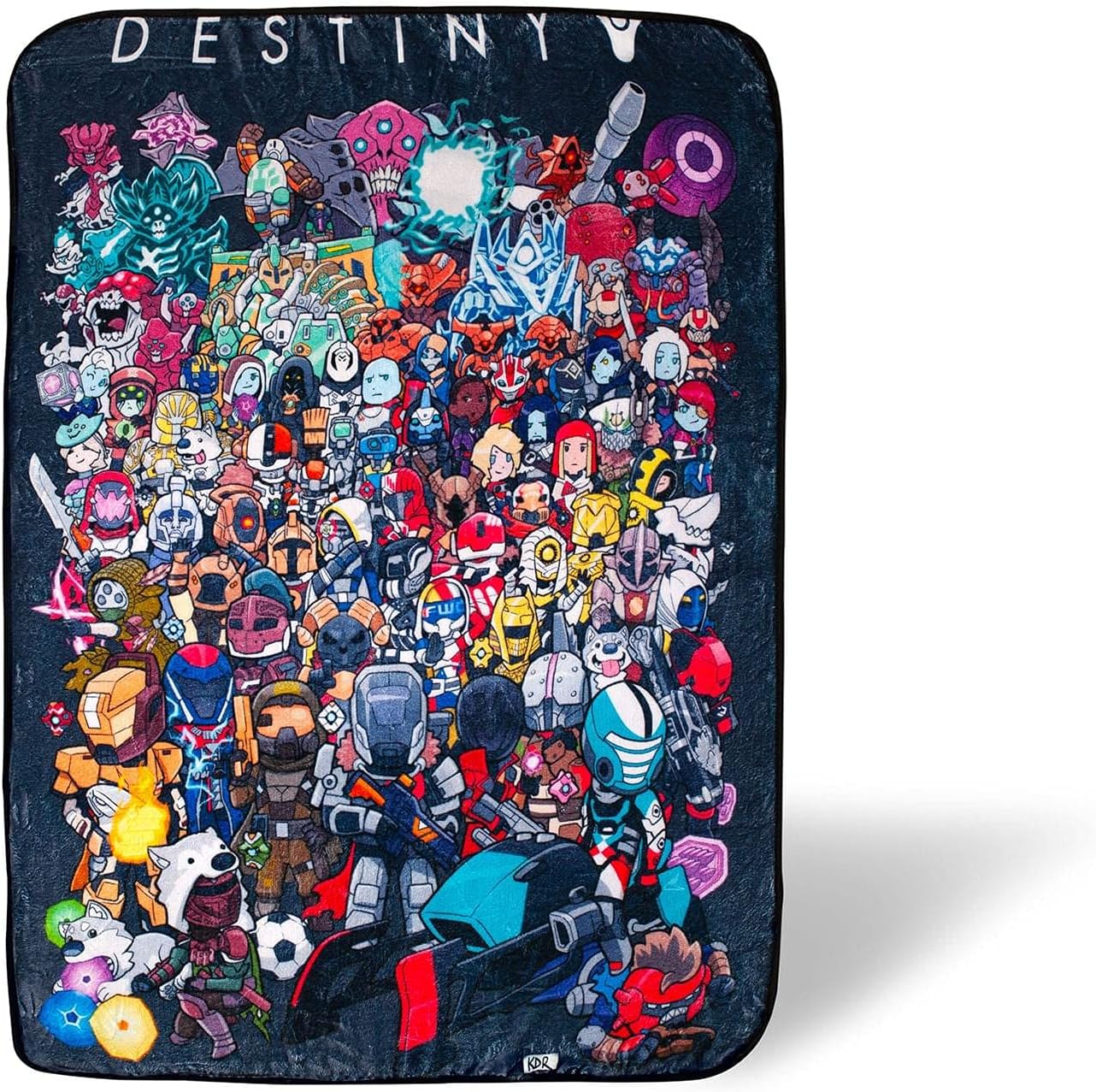 Surreal Entertainment Chibi Characters Fleece Throw Blanket | 45 x 60| Destiny Collector’s Edition