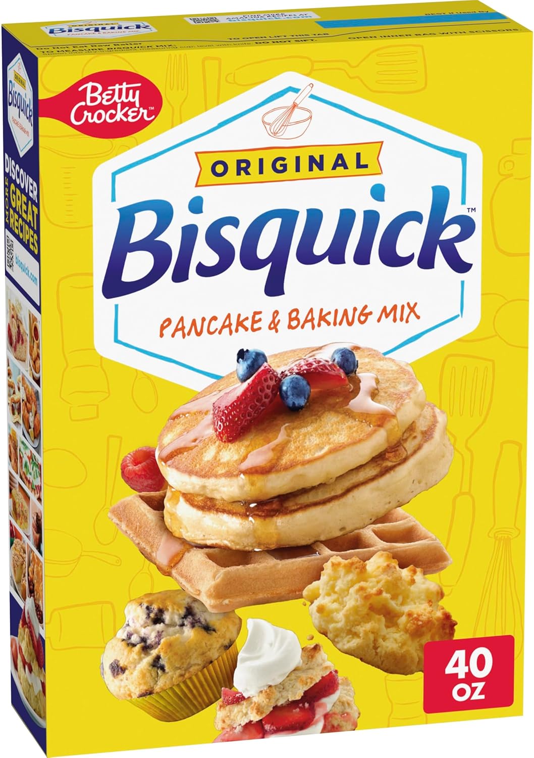 Betty Crocker Bisquick Original Pancake and Baking Mix,1.13kg
