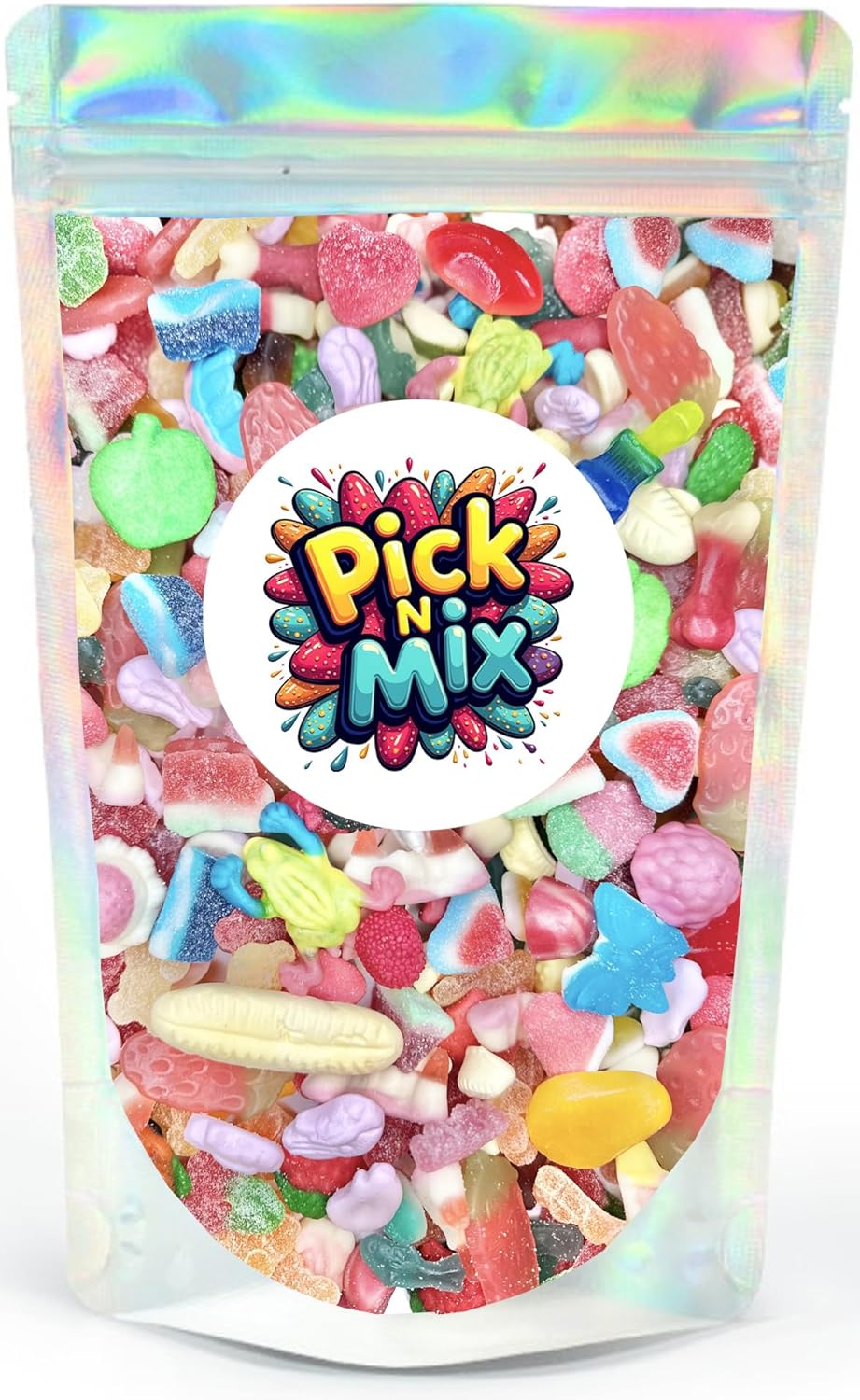 Large 800g Bag of Pick and Mix Sweets Fizzy & Gummy – A Delicious Mix of Retro & Sour Flavours – Great for Sharing - A Fun Candy Treat or Gift Alternative