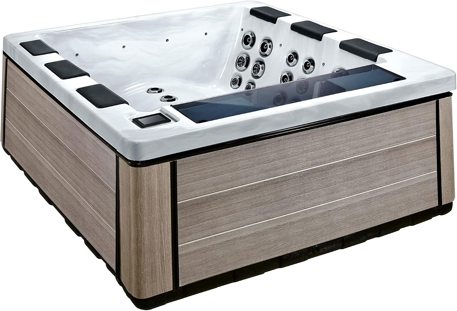Comfort Hot Tubs - 6 Person Luxury Outdoor Portable Spa - 44 Jets - Above Ground Hot Tub