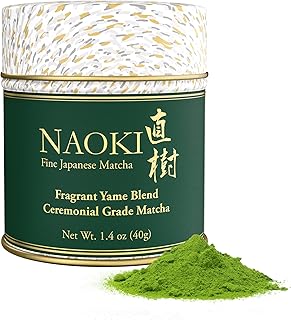Naoki Matcha Fragrant Yame Blend – Authentic Japanese First Harvest Ceremonial Grade Matcha Green Tea Powder from Yame, Fukuoka (40g / 1.4oz)