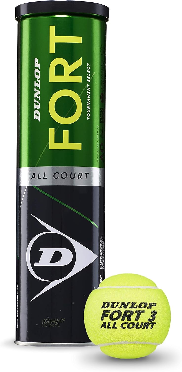 DUNLOP Tennis Ball Fort All Court TS - for Clay, Hard Court and Grass
