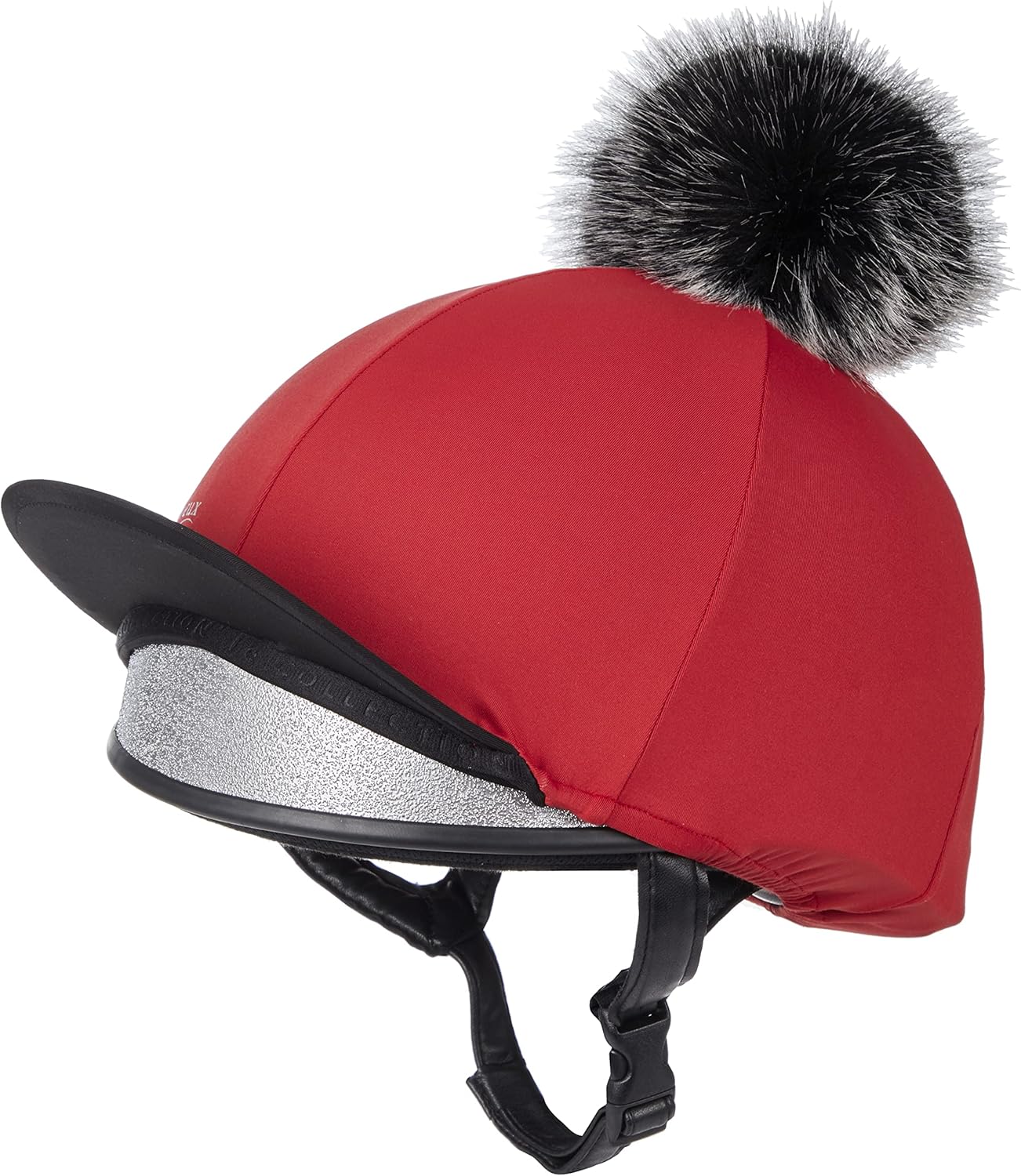 LeMieux Pom Pom Horse Riding Hat Silk with 4 Way Stretch Fabric Coordinates with Base Layers & Saddle Pads - Equestrian Headgear