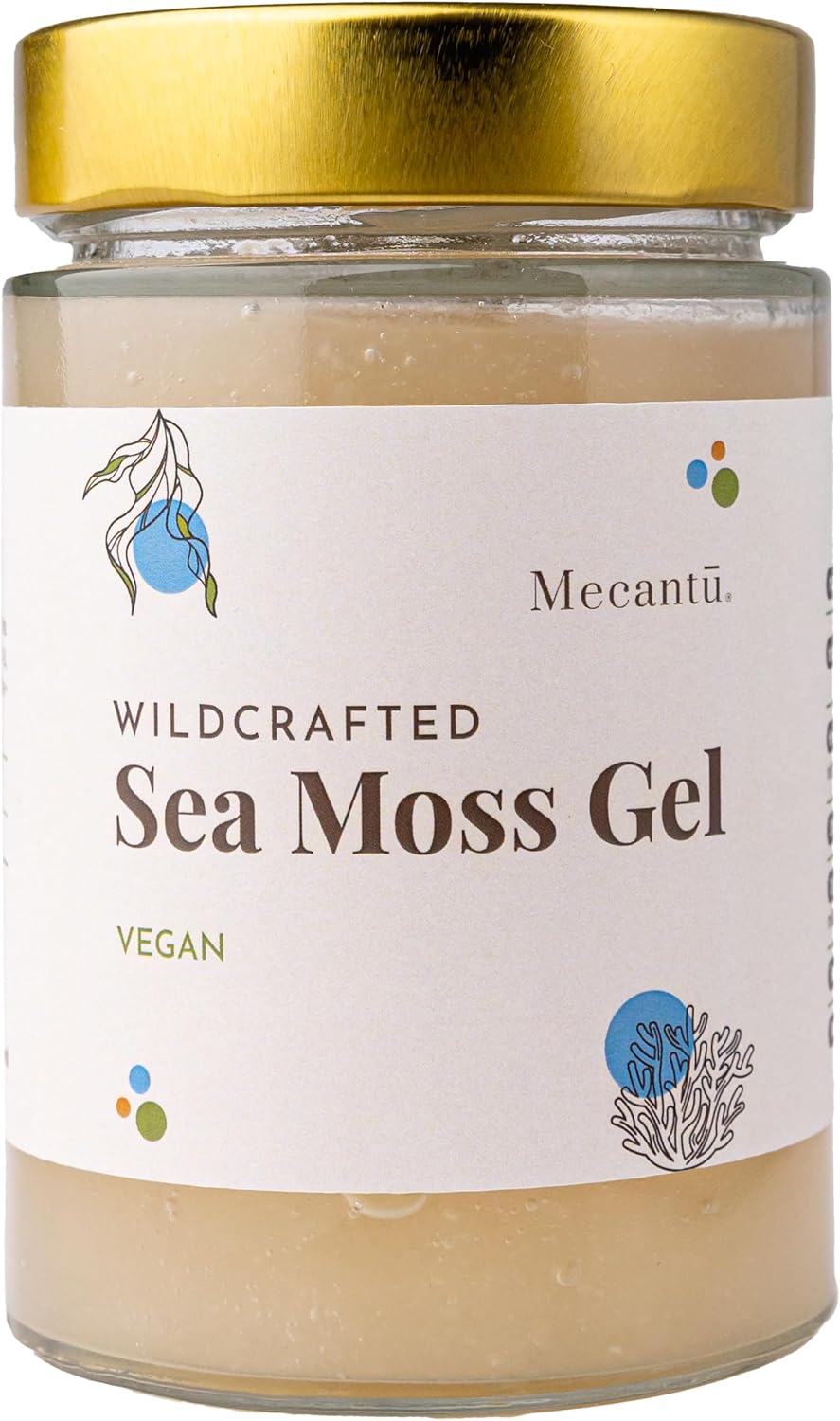 Sea Moss Gel 350ml - 100% Wildcrafted Jamaican SeaMoss | Rich in 92 Essential Minerals & Vitamins | Supports Immunity, Skin & Gut Health | Vegan & Gluten-Free Superfood | Dr Sebi Inspired Irish Moss
