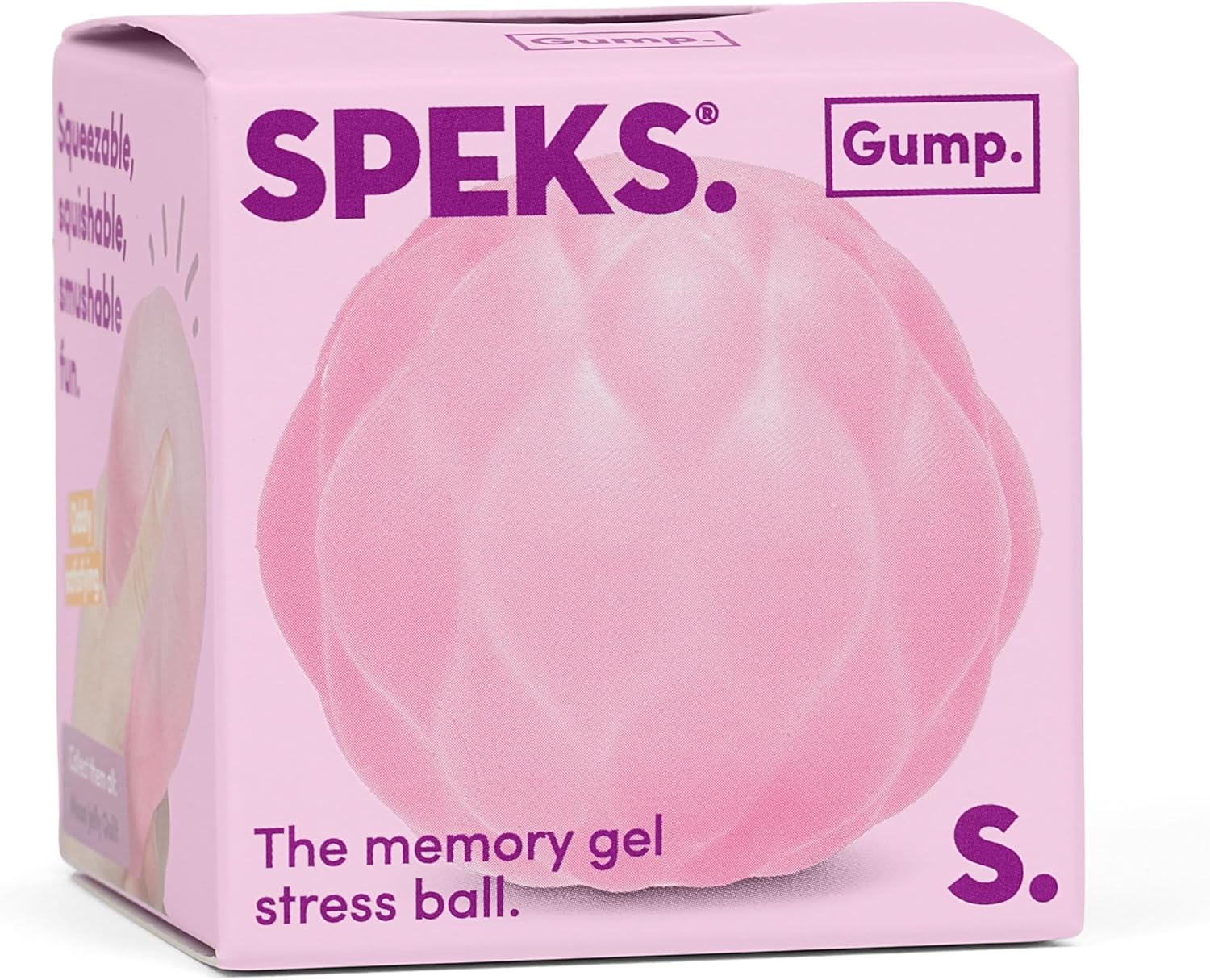 Gump Surface Gel-Filled Stress Ball | Ultra-Squishy Fidget Toy for Stress Relief & Focus | Anxiety Ball for Adults & Teens | Sensory Squeeze Toy | Moon