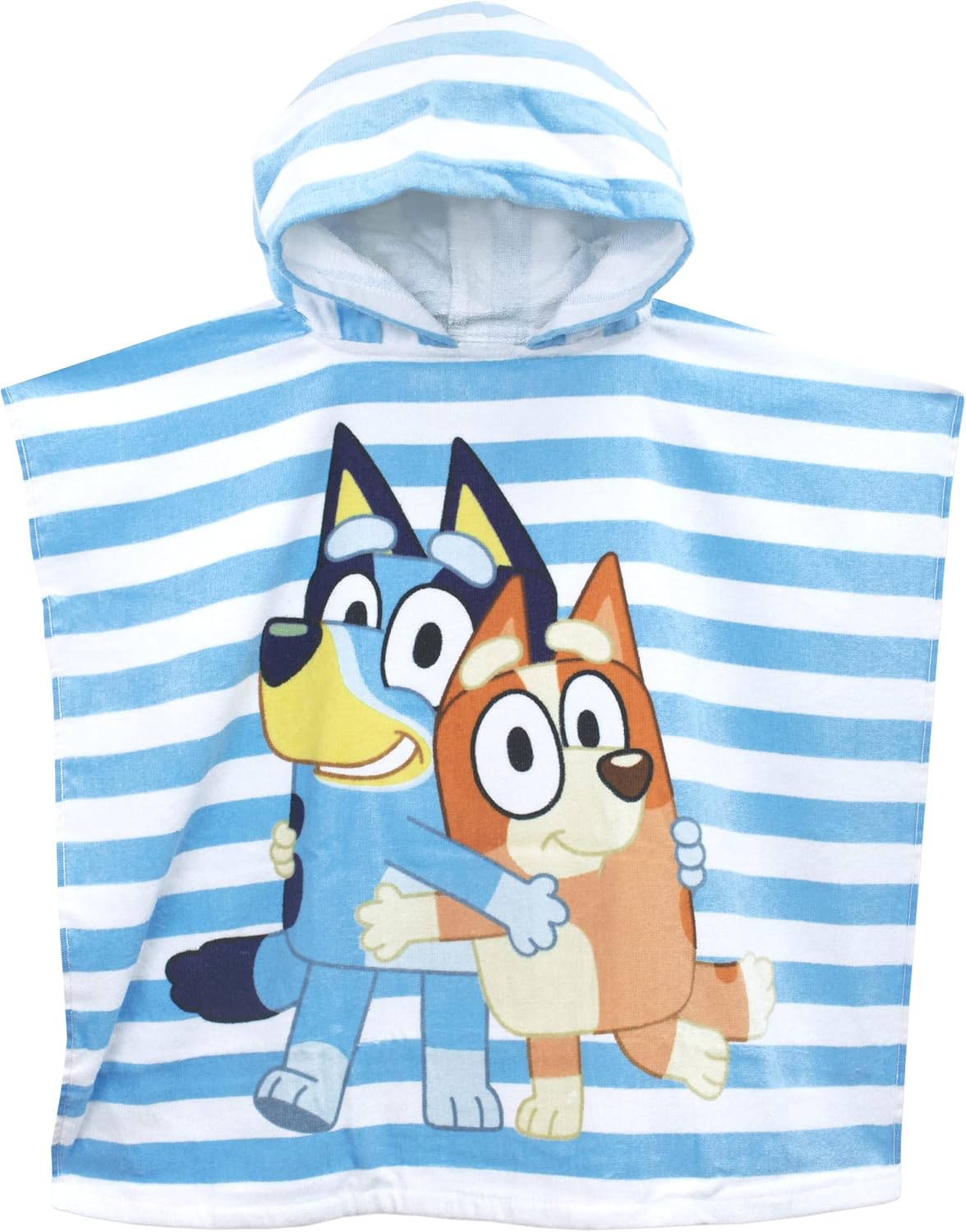 Bluey Towel for Boys or Girls | Hooded Towel Poncho for Kids | Swim Pool and Beach Towels
