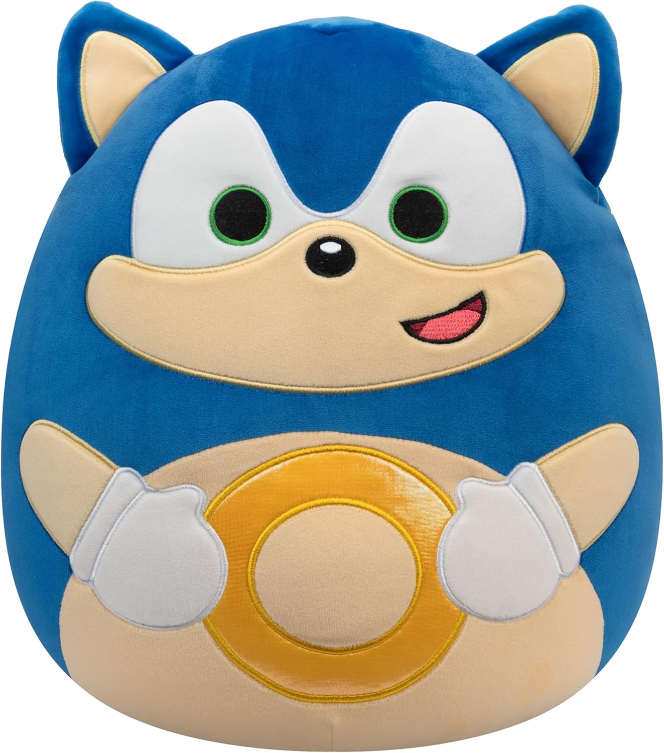 Squishmallows Original 14in “Sonic The Hedgehog” Sonic Holding Gold Rings Plush (Large)