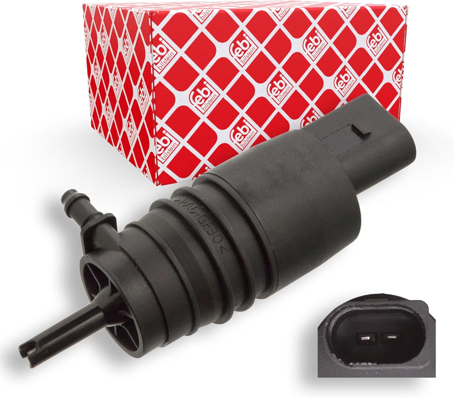 febi bilstein 23113 Washer Pump for windscreen- and headlight-washer system, pack of one