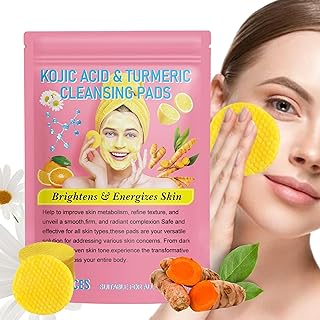 Turmeric Cleansing Pads, Kojic Acid And Turmeric Cleansing Pads, Turmeric Kojic Acid Cleansing Pads, Turmeric Face Scrub Pads