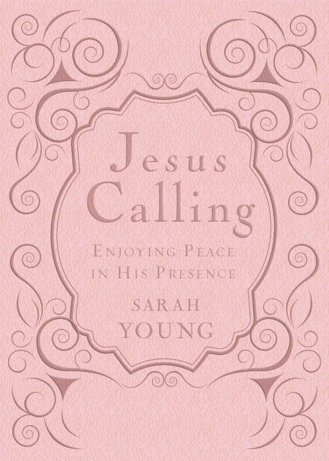 Jesus Calling, Pink Leathersoft, with Scripture References; Enjoying Peace in His Presence (a 365-Day Devotional)
