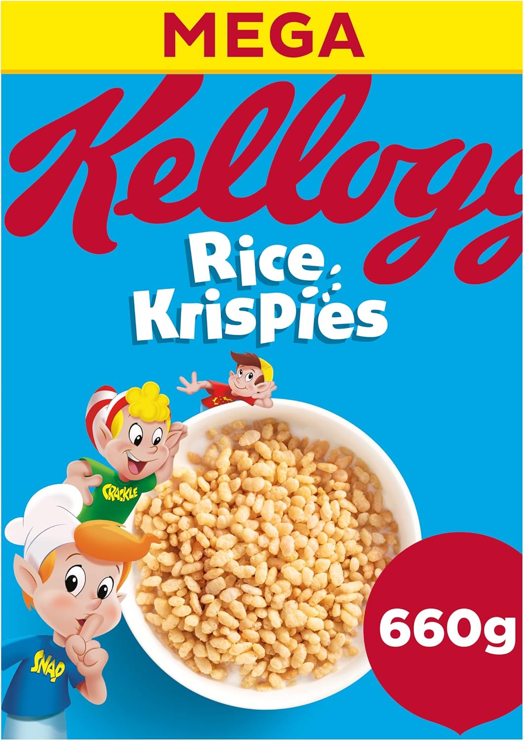 Rice Krispies Kellogg's Rice Krispies Breakfast Cereal, 660g