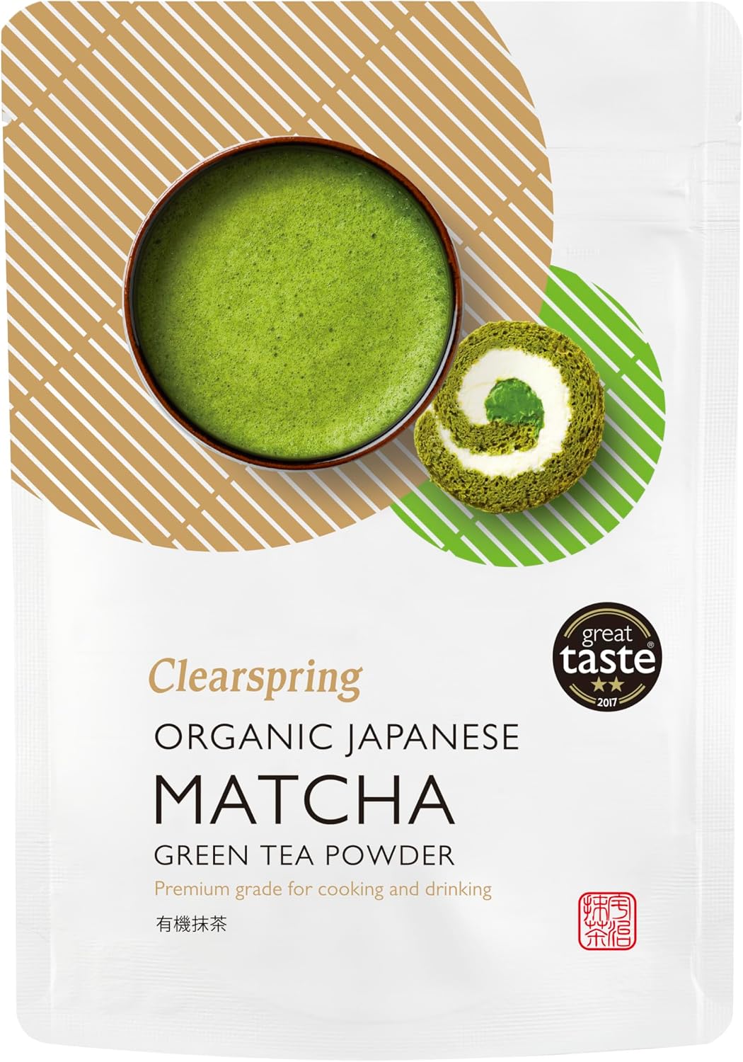 Clearspring Organic Japanese Matcha Green Tea Powder | Premium Grade | 100g | Shade Grown in Uji, Kyoto | Vegan | Kosher | Soil Association Certified