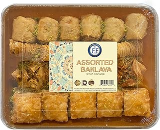EF - Premium Assorted Baklava,15 OZ (425G), Halal, Kosher