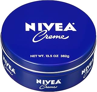NIVEA Creme Body, Face and Hand Moisturizing Cream for All Skin Types, Rich Body Moisturizer with Provitamin B5, 13.5 Oz Tin
