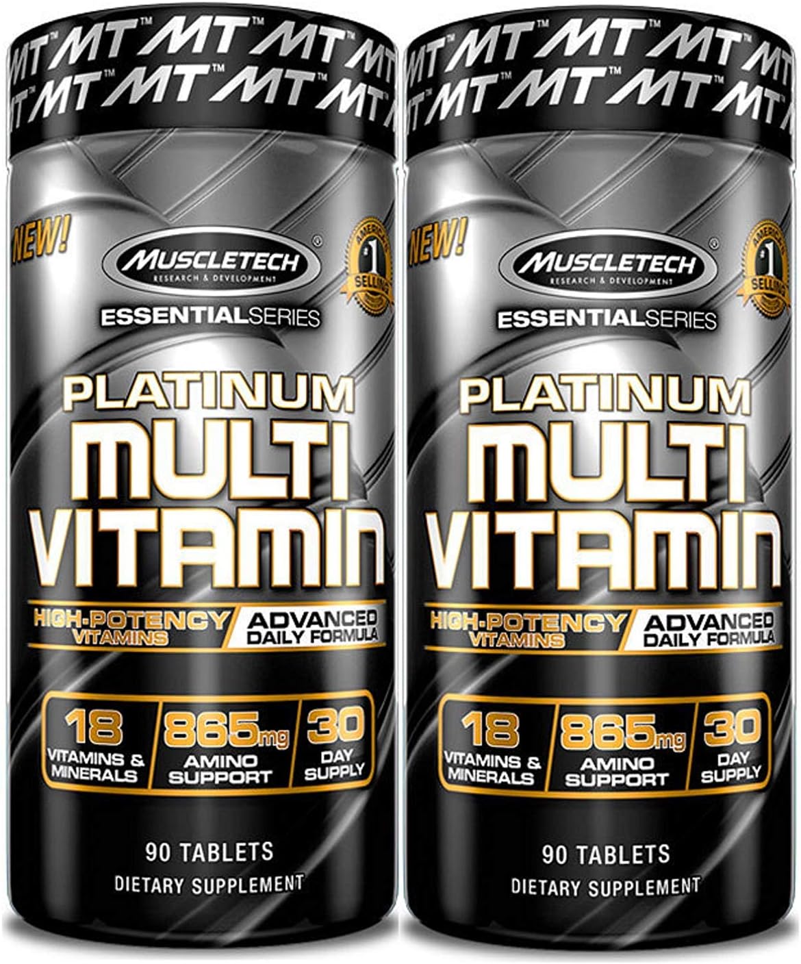 MuscleTech Platinum Multi Vitamin 90 Count (2 Pack)