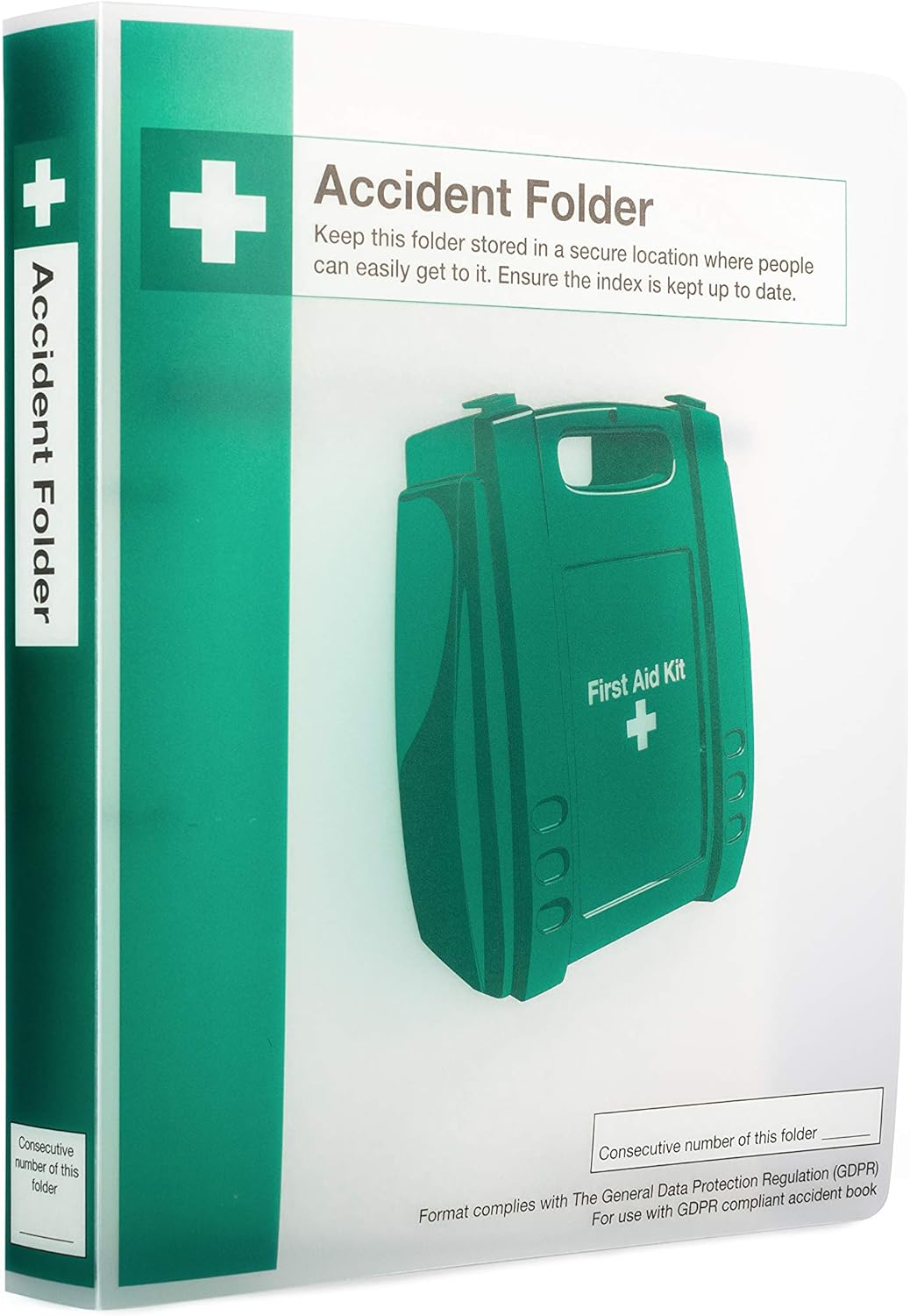 Safety First Aid Group Accident Book Folder, A4