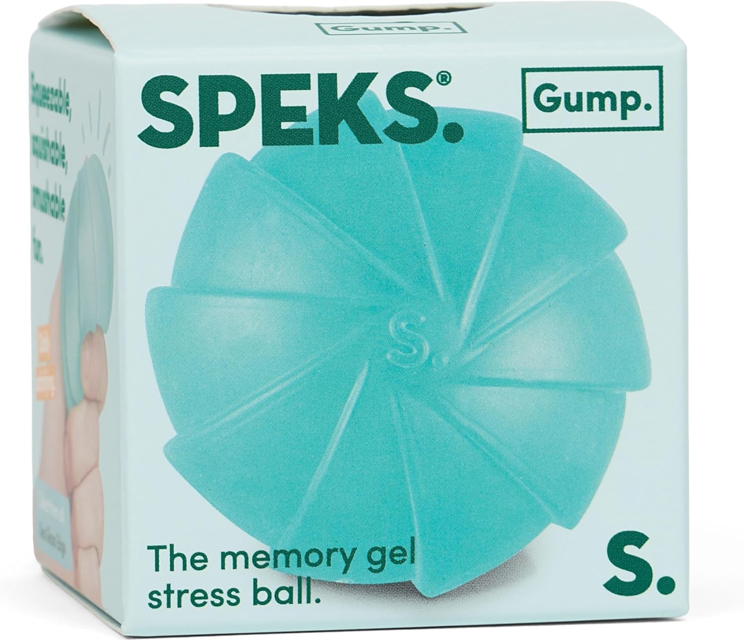 Gump Surface Gel-Filled Stress Ball | Ultra-Squishy Fidget Toy for Stress Relief & Focus | Anxiety Ball for Adults & Teens | Sensory Squeeze Toy | Sea