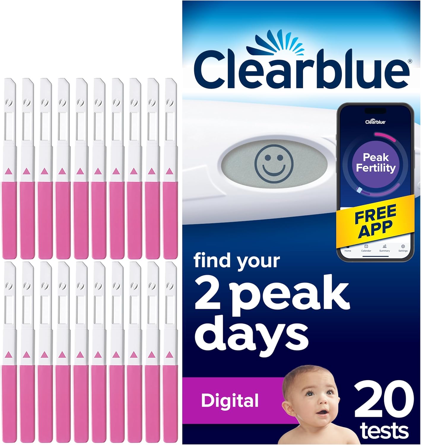 Clearblue Digital Ovulation Tests, 20