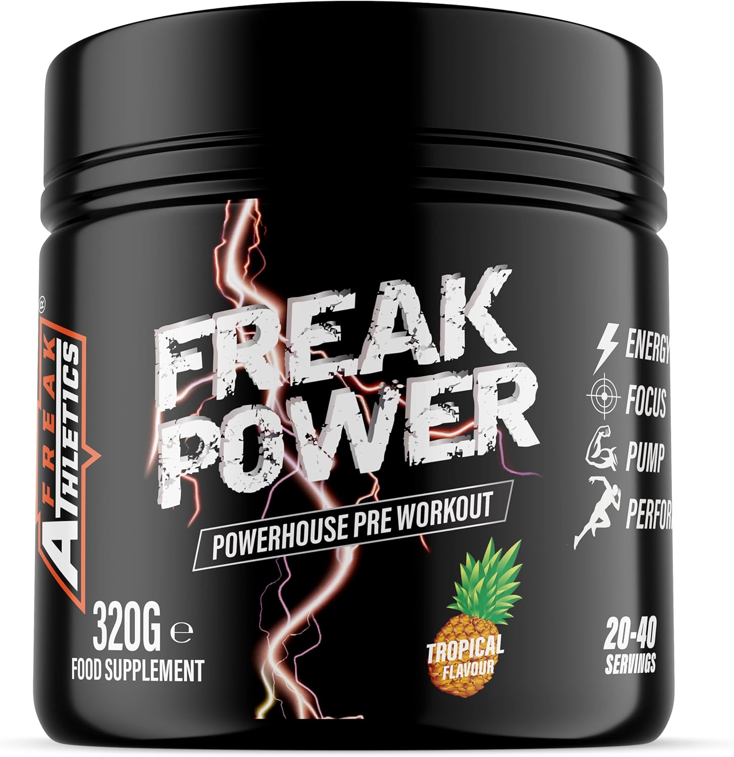 Freak Power Pre Workout 320g Pre Workout Powder (Tropical)