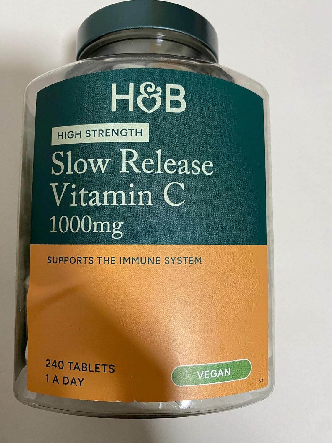 Holland & Barrett Vitamin C 1000mg - High Strength Slow Release Vegan Ascorbic Acid - 240 Tablets (8 Months Supply)
