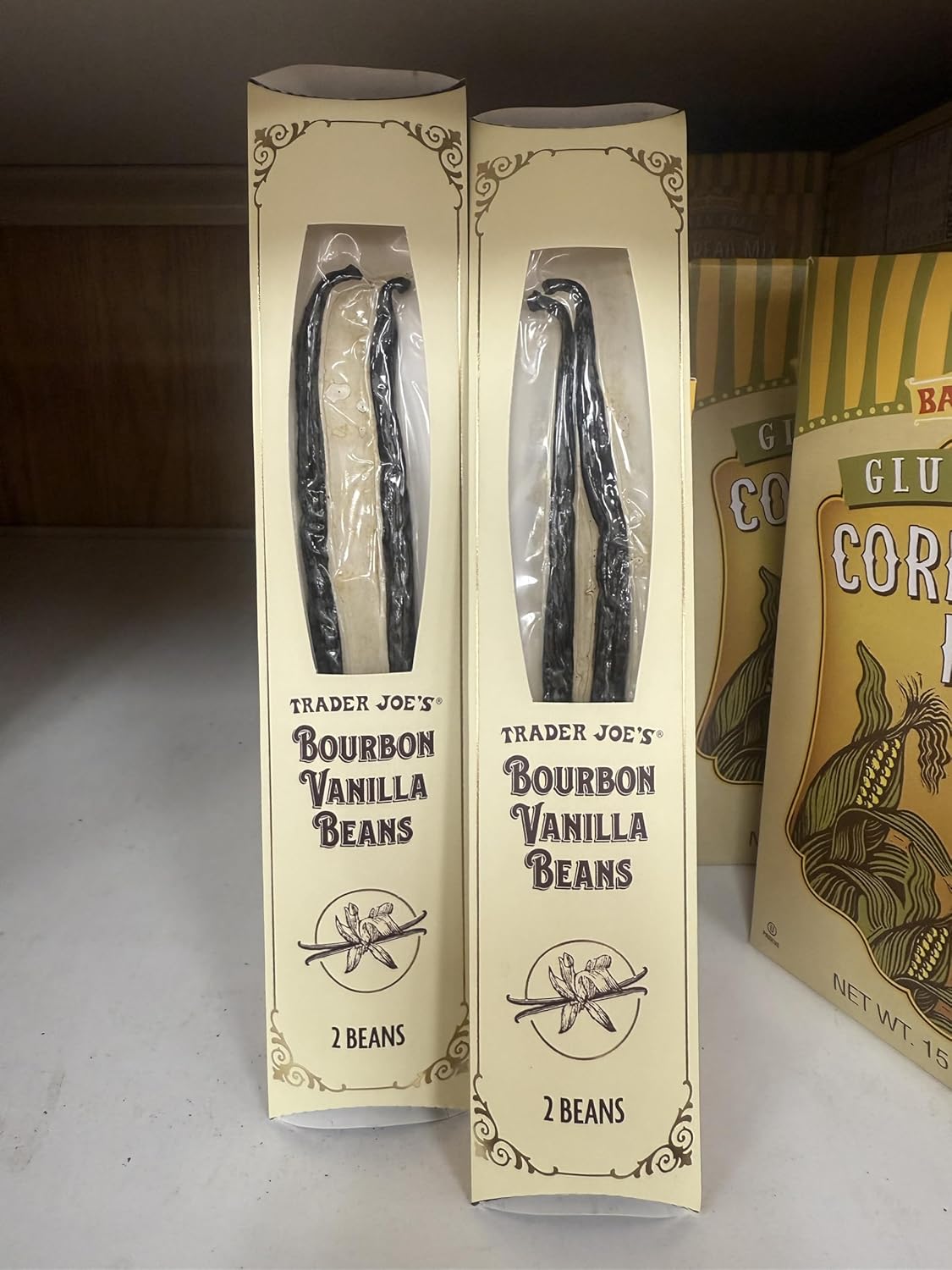 Trader Joes Bourbon Vanilla Beans Bourbon Infused (2 Pack)