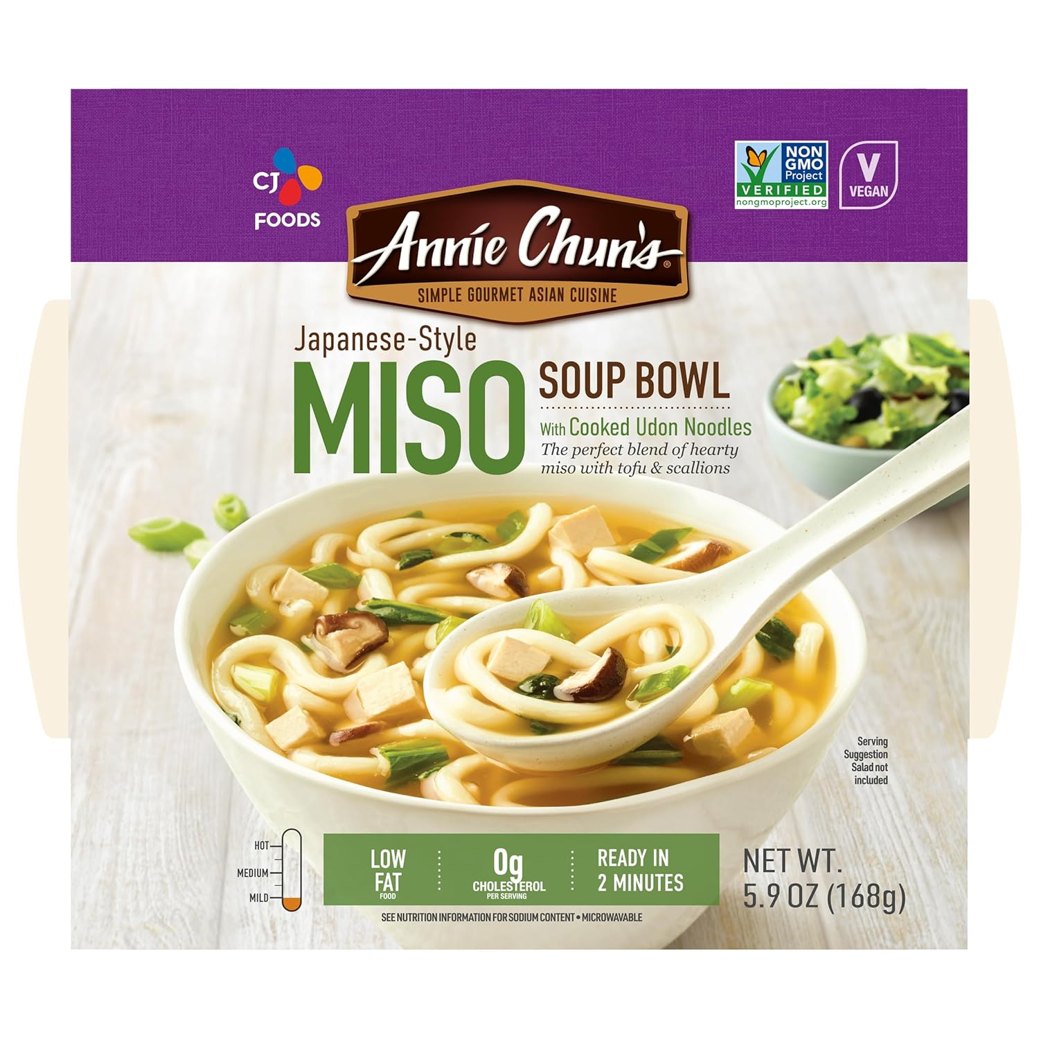 Annie Chun's Soup Bowl, Japanese Style Miso, Non GMO, Vegan, 5.9 Oz (Pack of 6)