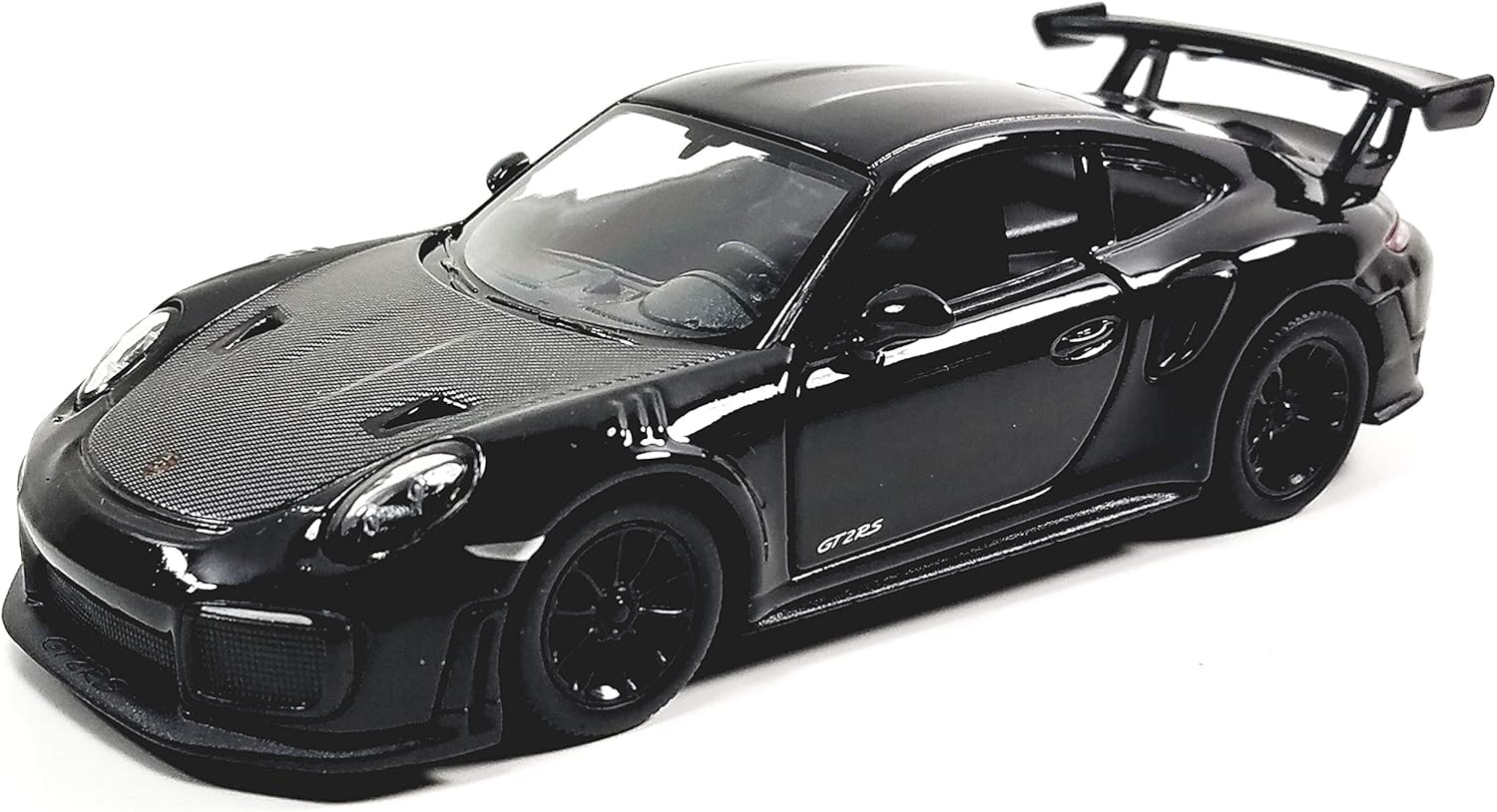 KiNSMART - 2010 Porsche 911 GT2 RS 1:36 Scale 5" Die Cast Metal Model Toy Sports Car Toy (Black)