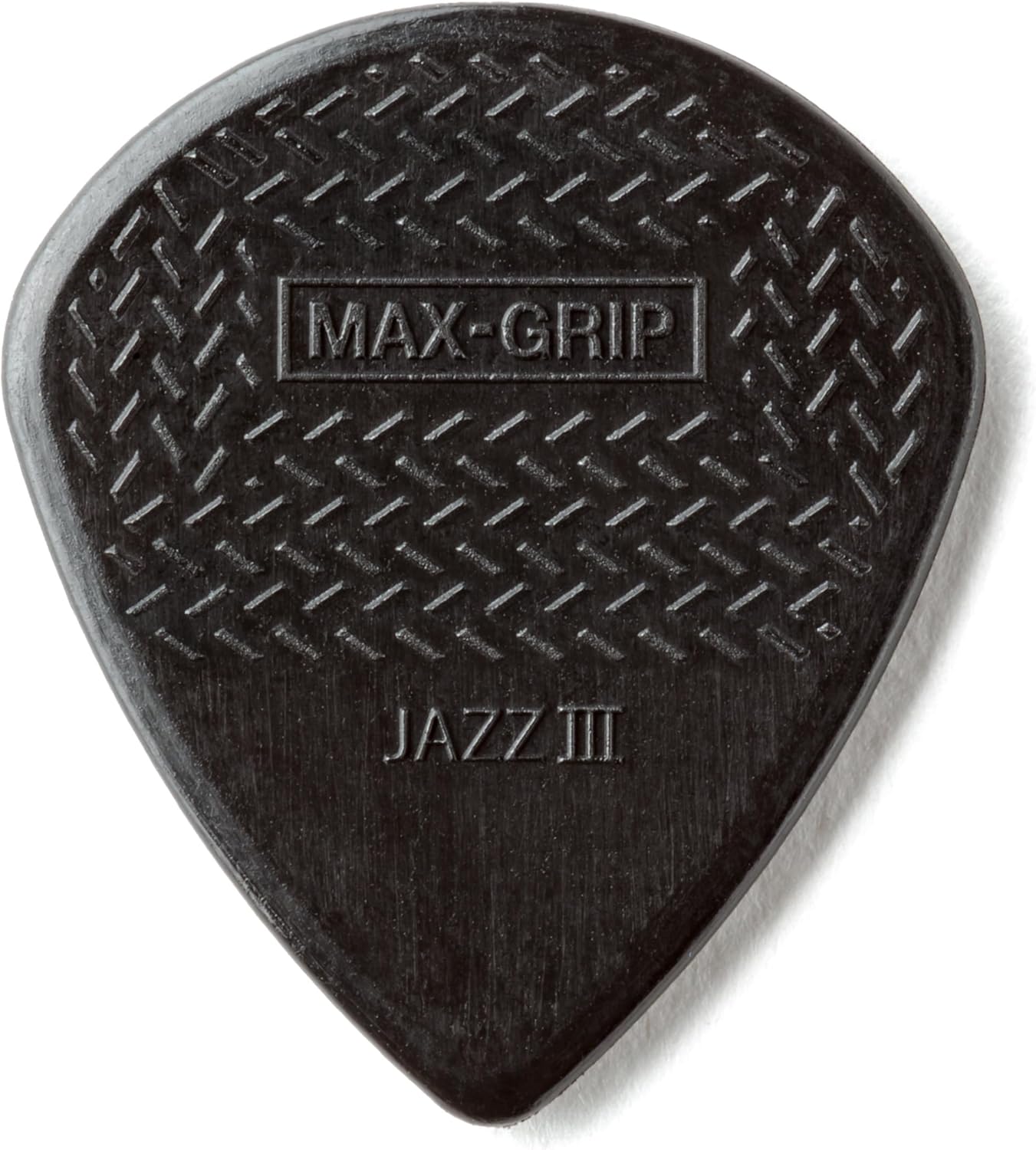 Jim Dunlop 471P3S Jz-6 Nylon Max Grip Guitar Pick in Player Pack, Black