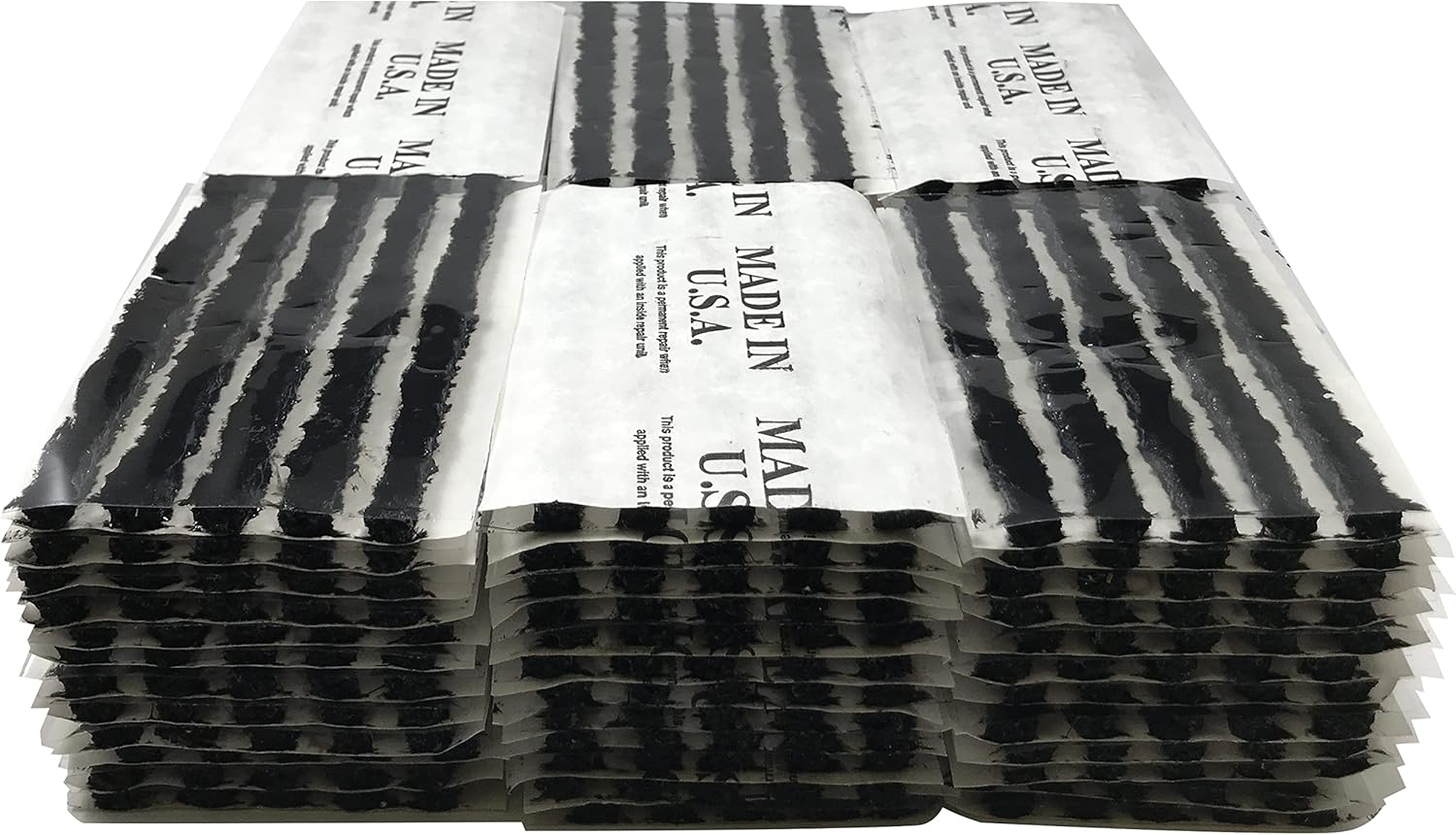 Sherco-Auto 360 Inserts - Black Tire Plug Repair Strings - Self Vulcanizing - Made in USA