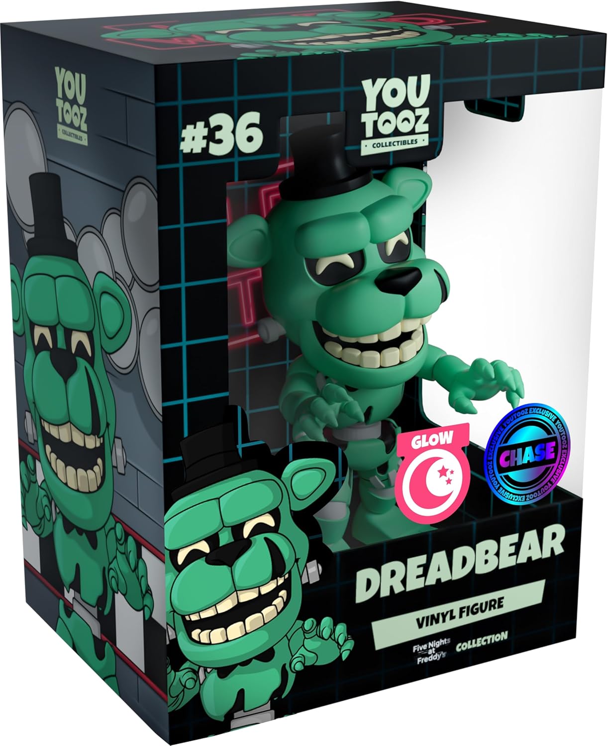 Youtooz FNAF Dreadbear 4.8" Dread Bear Vinyl Figure, Five Nights at Freddy's Dreadbear Collection FNAF Collection