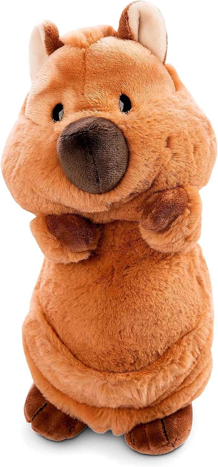 NICI Cuddly toy Quokka-Mola 30 cm – Sustainable plush toys for boys, girls & babies – Eco-friendly stuffed animal to cuddle & play with from the Wild Friends GO GREEN collection