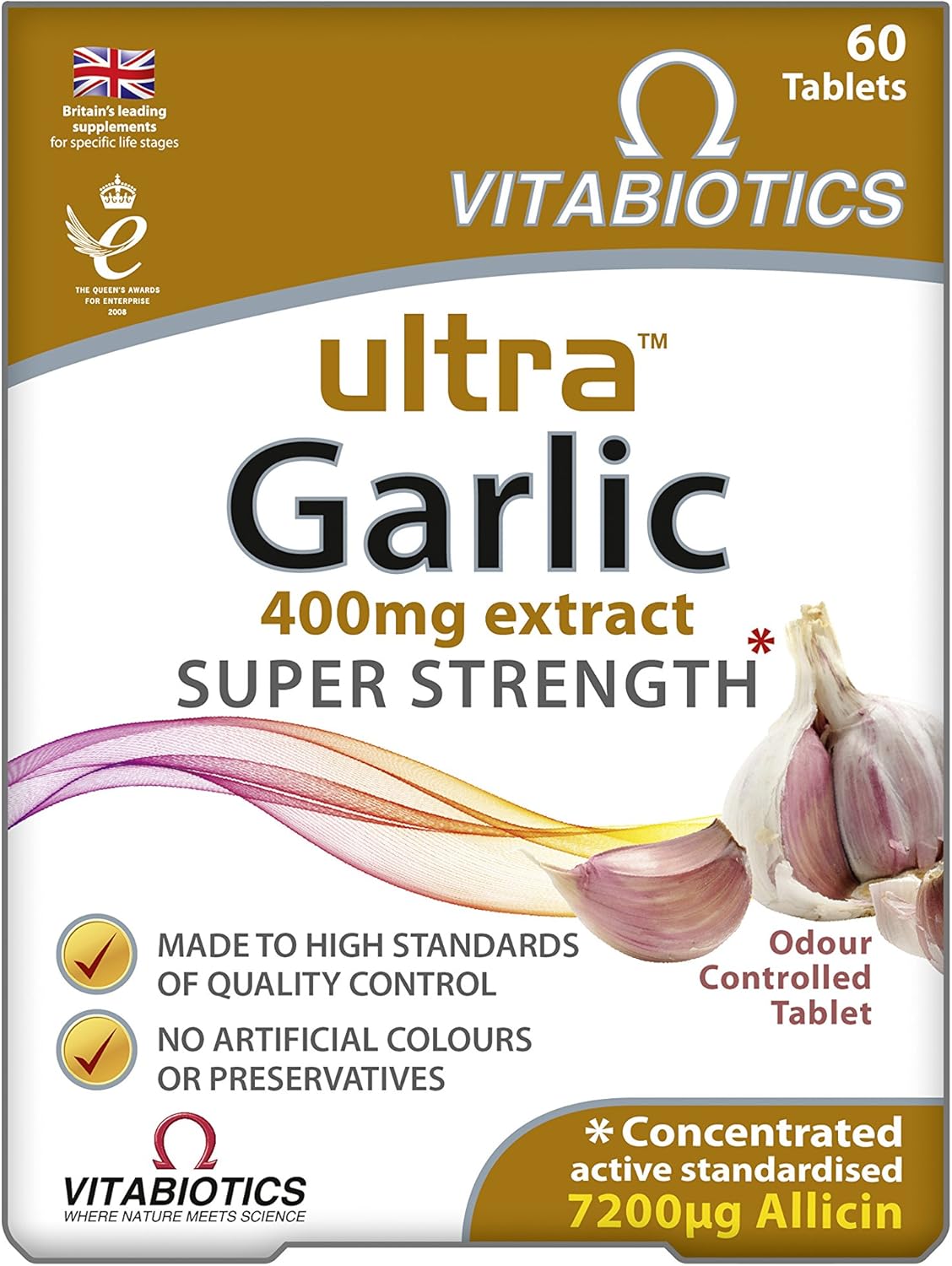 Ultra Garlic Tablets - Pack Of 60 Tablets