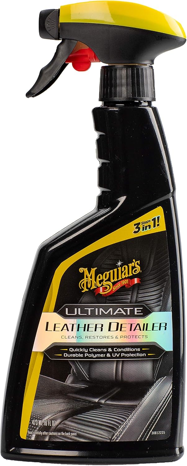 Meguiar's Ultimate Leather Detailer 473 ml Cleans, Restores & Protects Leather - G201316EU