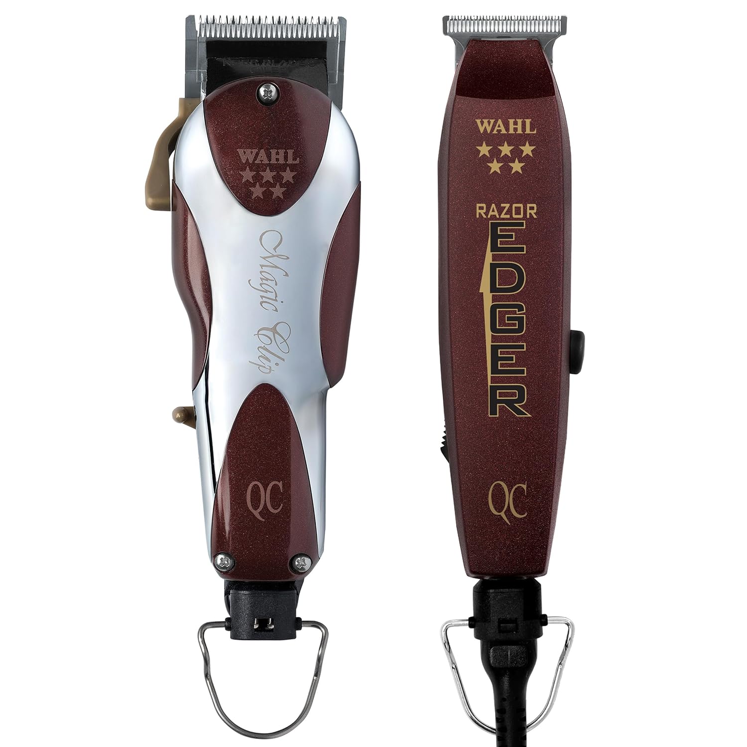 Wahl Professional Corded 5 Star Unicord Combo Includes Magic Clip Razor Edger QC Trimmer Electromagnetic Motor Model 8242