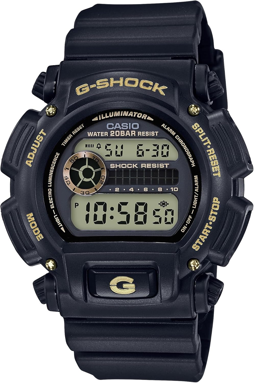 Casio DW9052 Series | Men’s Digital Watch | G-Shock | 1/100 SEC Stop Watch | Countdown Timer | LED Light | 200M WR | Shock Resistant | Multi Alarm | Auto Calendar | Dual Time | 2 Yr Batt