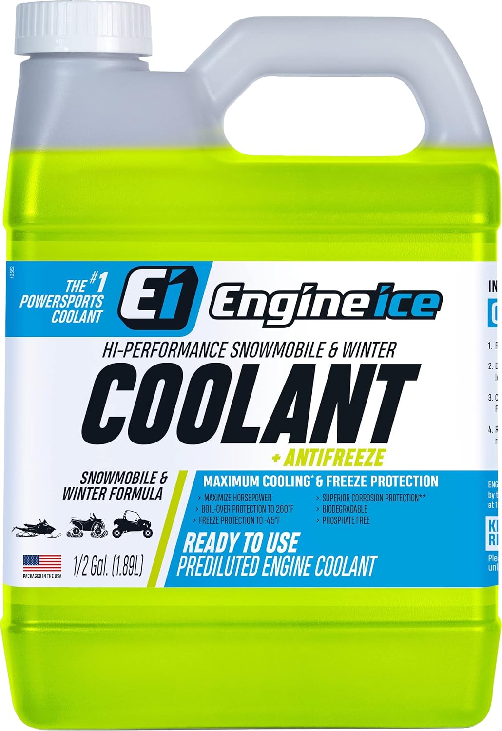 Engine Ice Hi-Performance Snowmobile & Winter Coolant + Antifreeze