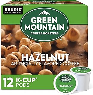 Green Mountain Coffee Roasters Hazelnut Keurig Single-Serve K-Cup pods, Light Roast Coffee, 12 Count